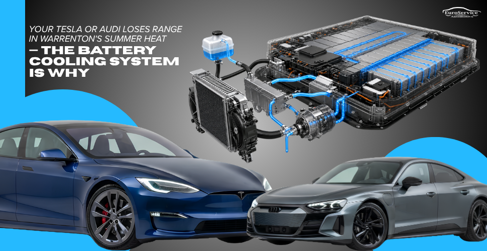 Your Tesla or Audi Loses Range in Warrenton's Summer Heat — The Battery Cooling System Is Why